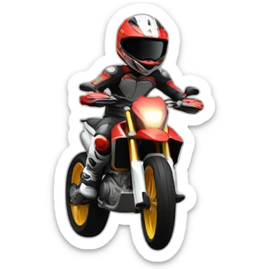 Supermotard sticker