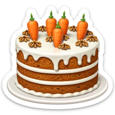 tarta carrot cake sticker