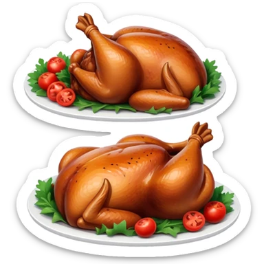 chicken roast sticker