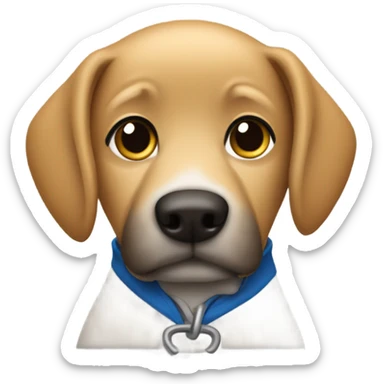 Dog camp counselor sticker