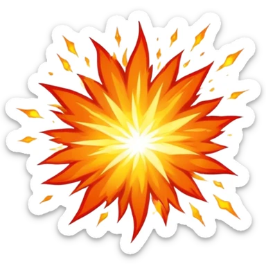 explosion  sticker