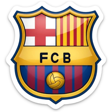 I want the FC Barcelona logo. sticker