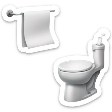 finally used the bathroom sticker