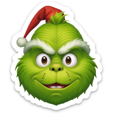 grinch sticker