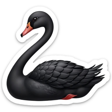 Cisne negro sticker