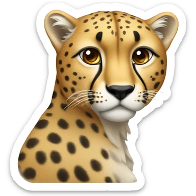 Cheetah sticker