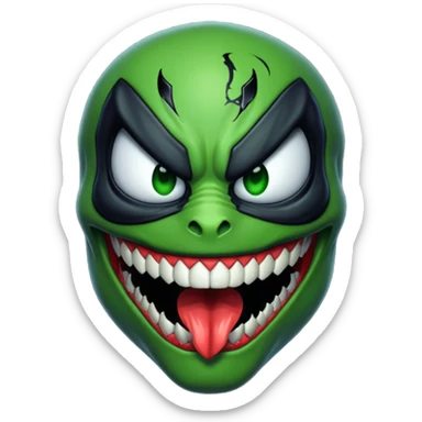 Venom face from a gba game and remove the teeth sticker