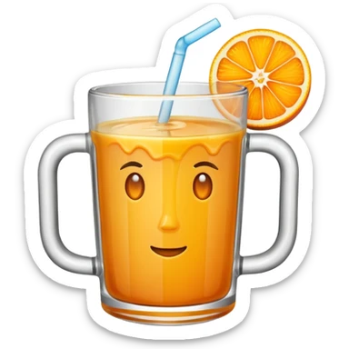 I want a mug of juice for the gym. sticker