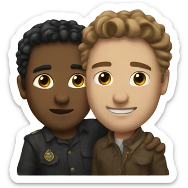 The union of two souls sticker