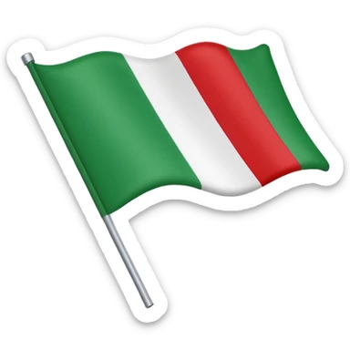 vivaldi italian flag sticker