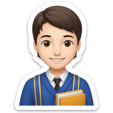 Europe styled student sticker