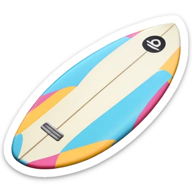 Surf board sticker