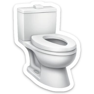 A skibidi toilet  sticker