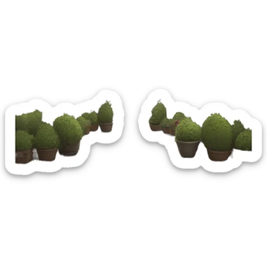 Gothic courtyard  sticker