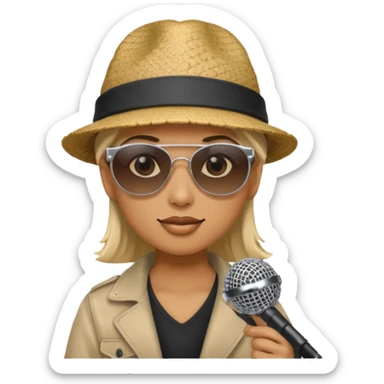 earth + reporter sticker