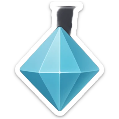 3d diamond shape matte black. diamond shape like on a playing card sticker