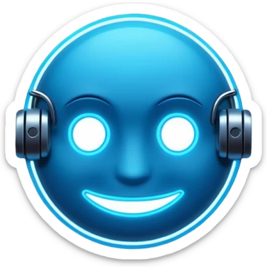 Neon cyberpunk style emoji, glowing terminal cursor with electric effects, futuristic hacker aesthetic sticker