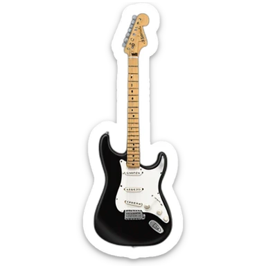 fender-stratocaster-black sticker