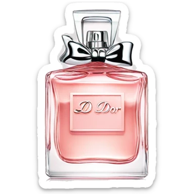 Miss dior perfume sticker