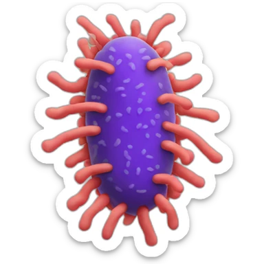 salmonella bacteria sticker