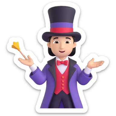 Magician  sticker