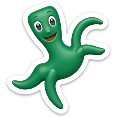 Gumby sticker
