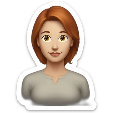 54 yr old female, long auburn hair, 5' 2", 130 pounds sticker