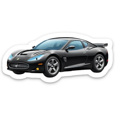 invisible black car sticker