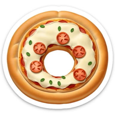 Pizza bagel  sticker