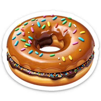 Donut sticker