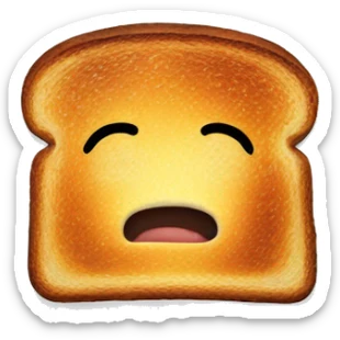 Burnt toast  sticker
