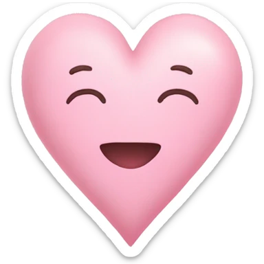 pastel heart sticker