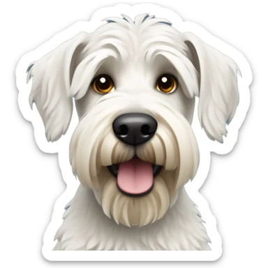 White short haired russian terrier sticker