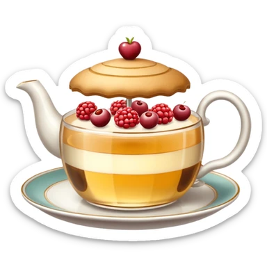 english afternoon tea sticker