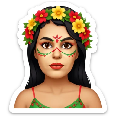 Flower-Crowned Dancer sticker