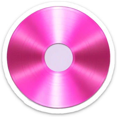 Pink CD  sticker