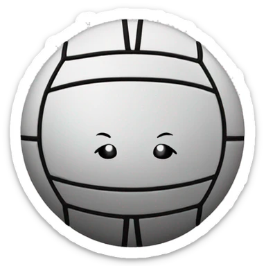 waterpolo ball sticker