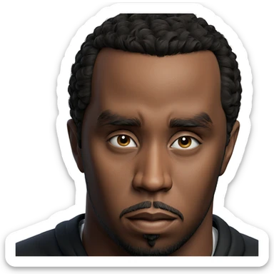 realistic portrait of a male sticker