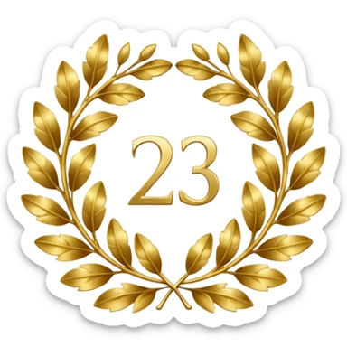 The number that took 23nd place was decorated with an imperial laurel wreath sticker