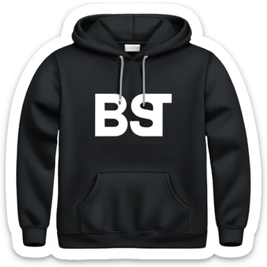 Add BST letters on hoodie sticker