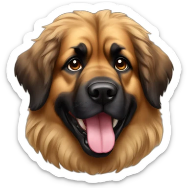 Leonberger dog sticker