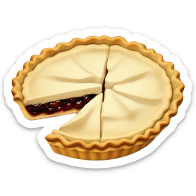 Slice of pie sticker