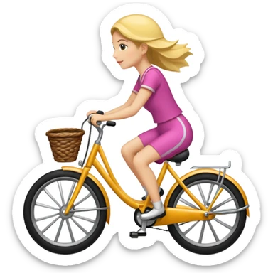 Grab bike women sticker