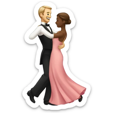 ballroom dancing waltz sticker