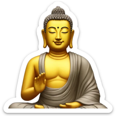 buddha model lama sticker