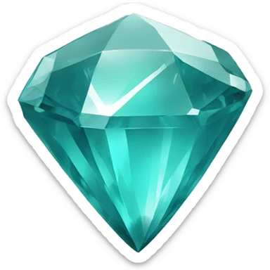 aquamarine gem sticker