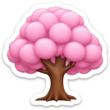 Babypink tree  sticker