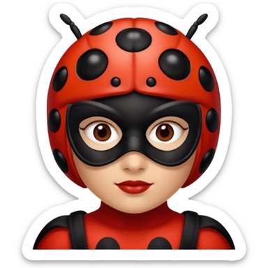 Hawk moth from ladybug sticker