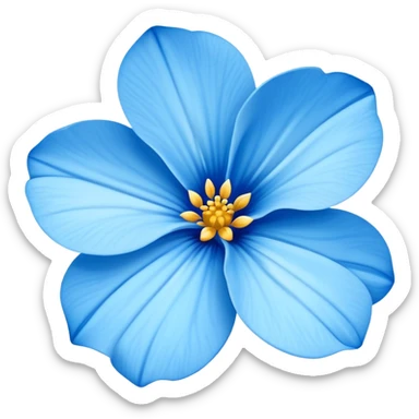 Flores Azul sticker