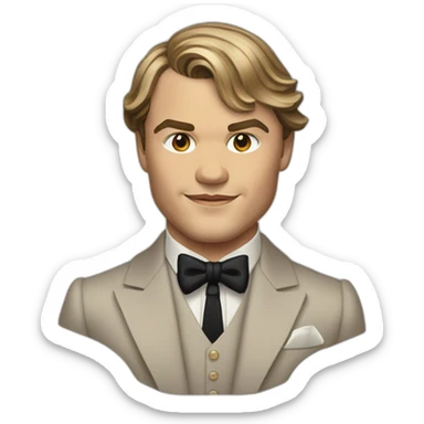 Leonardo Di Caprio great gatsby sticker